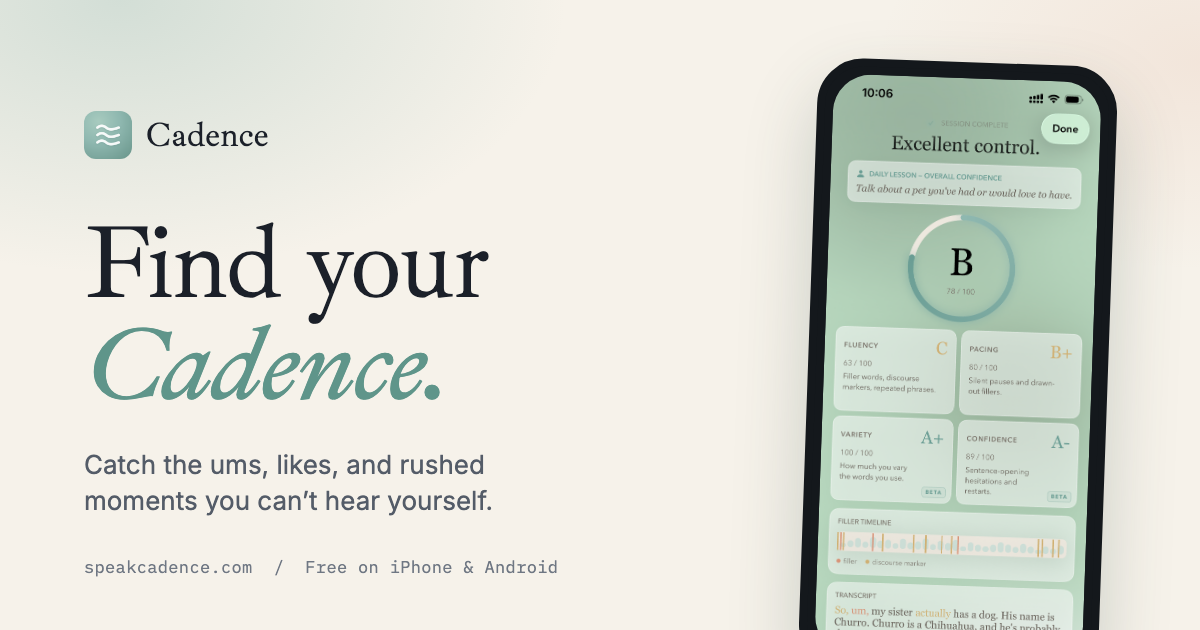 Cadence preview